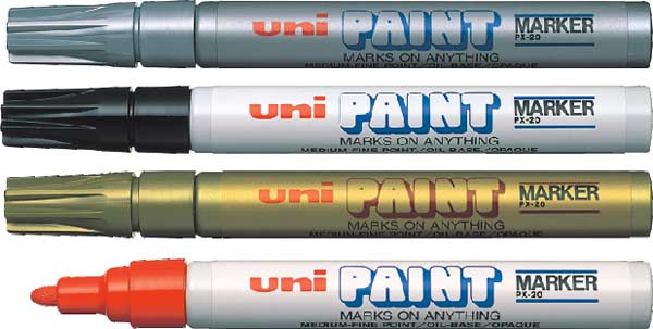 UNİ PX-20 BOYAMA MARKÖRÜ BEYAZ