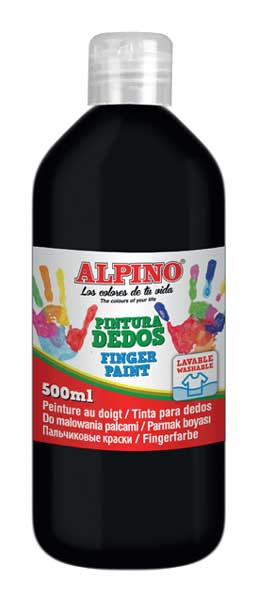 ALPİNO DD-76 PARMAK BOYASI 500ML SİYAH