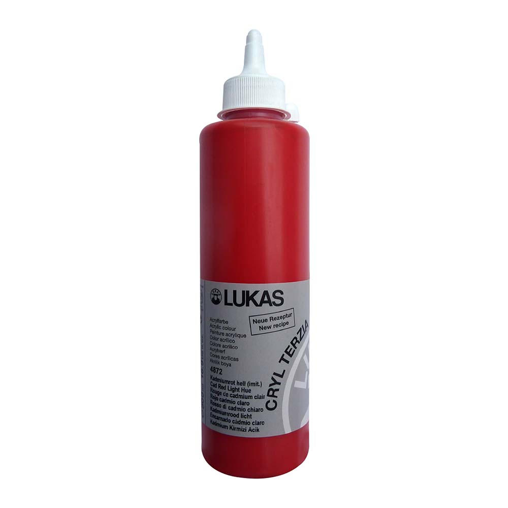 LUKAS TERZİA LT500-4872 AKRİLİK BOYA 500ML KODMİUM A.KIRMIZI