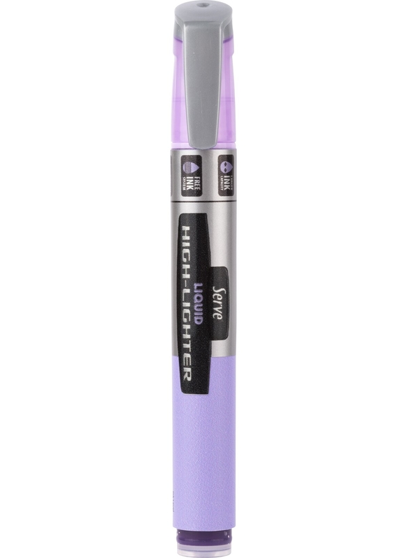 SERVE SV-LKTFPL LİKİT FOSFORLU KALEM PASTEL LAVANTA