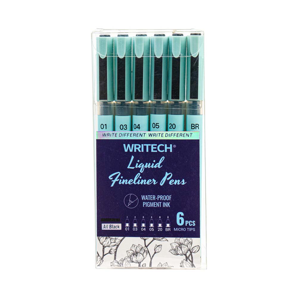 WRITECH W-704 FİNELİNER LIQUID KALEM 6LI SET