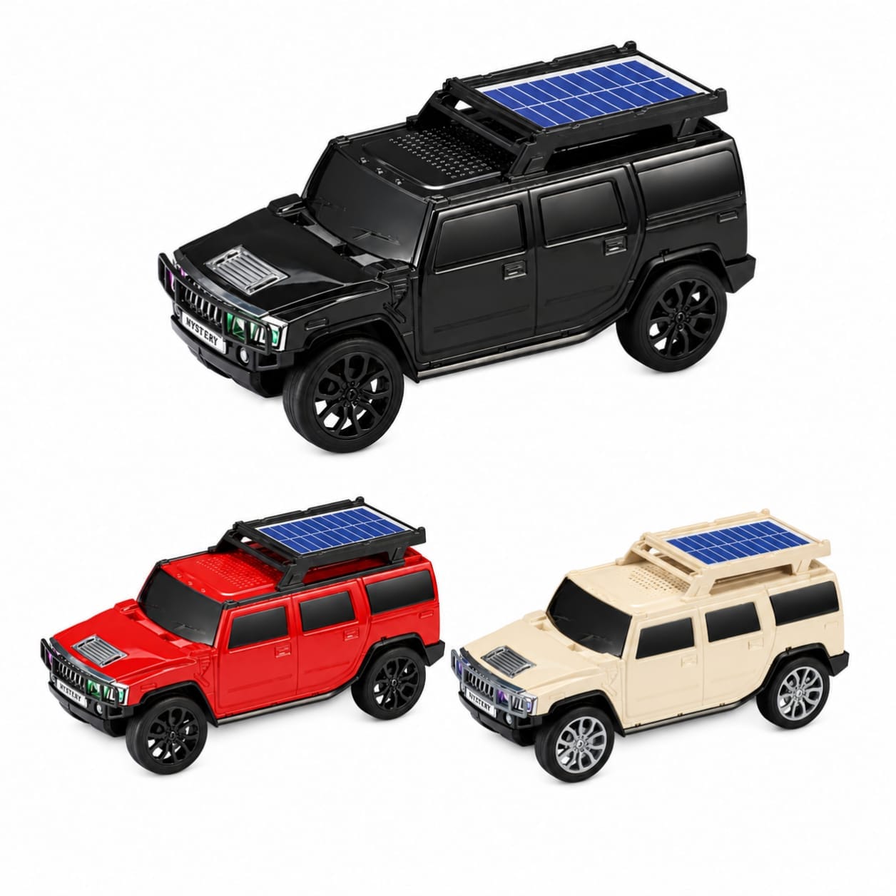 Kruxon WS-696 Jeep Tasarımlı Solar Panelli Bluetooth Hoparlör