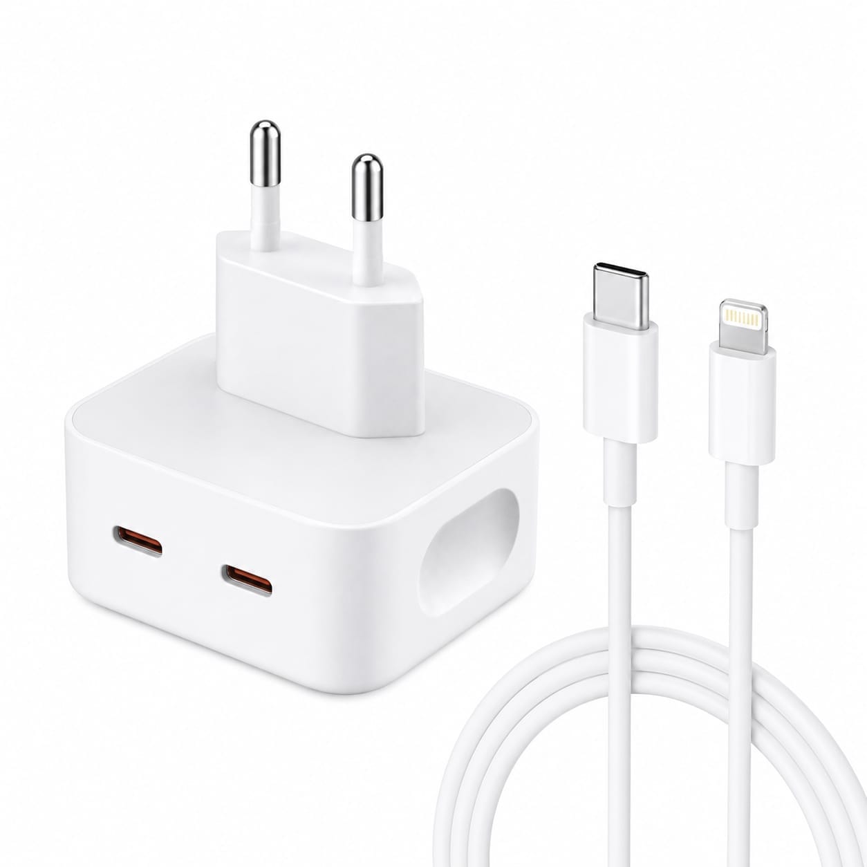 Kruxon TRW-460 Type-C to Lightning 50W Seyahat Hızlı Şarj Aleti