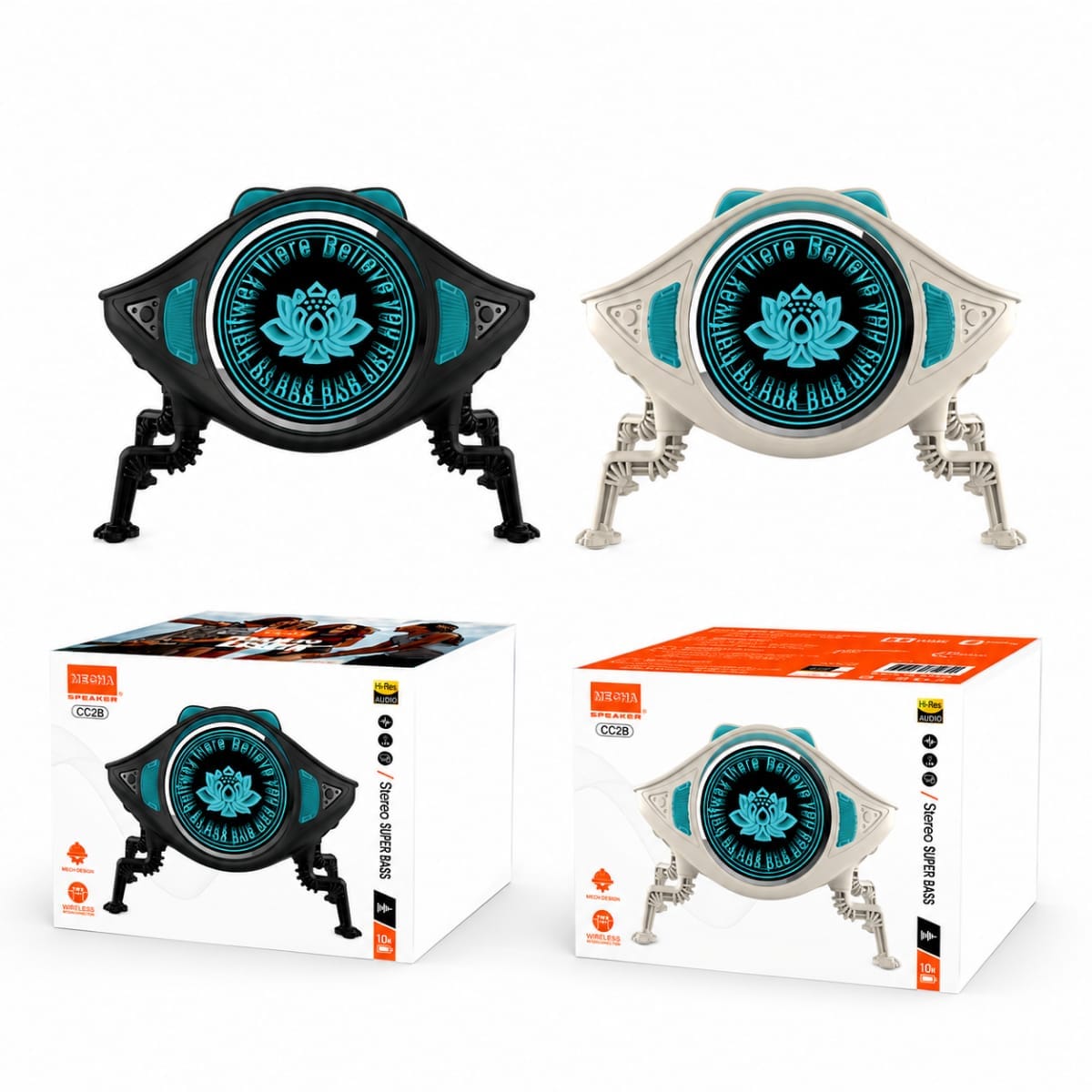 JRL MechaPulse CC2 Robot Tasarımlı Bluetooth Hoparlör