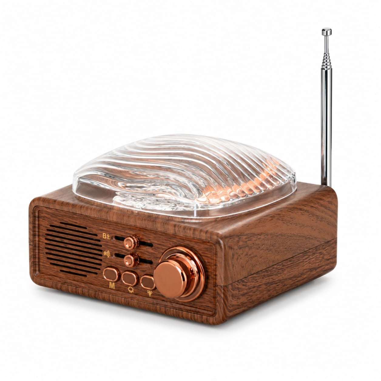 GLR JN-122 Nostaljik Plak Çalar Görünümlü Bluetooth Radyo Hoparlör