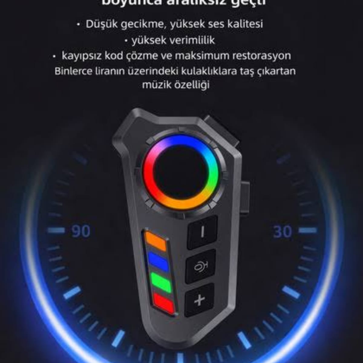 Kruxon K06 İntercom Motosiklet Bluetooth Kask içi Kulaklık