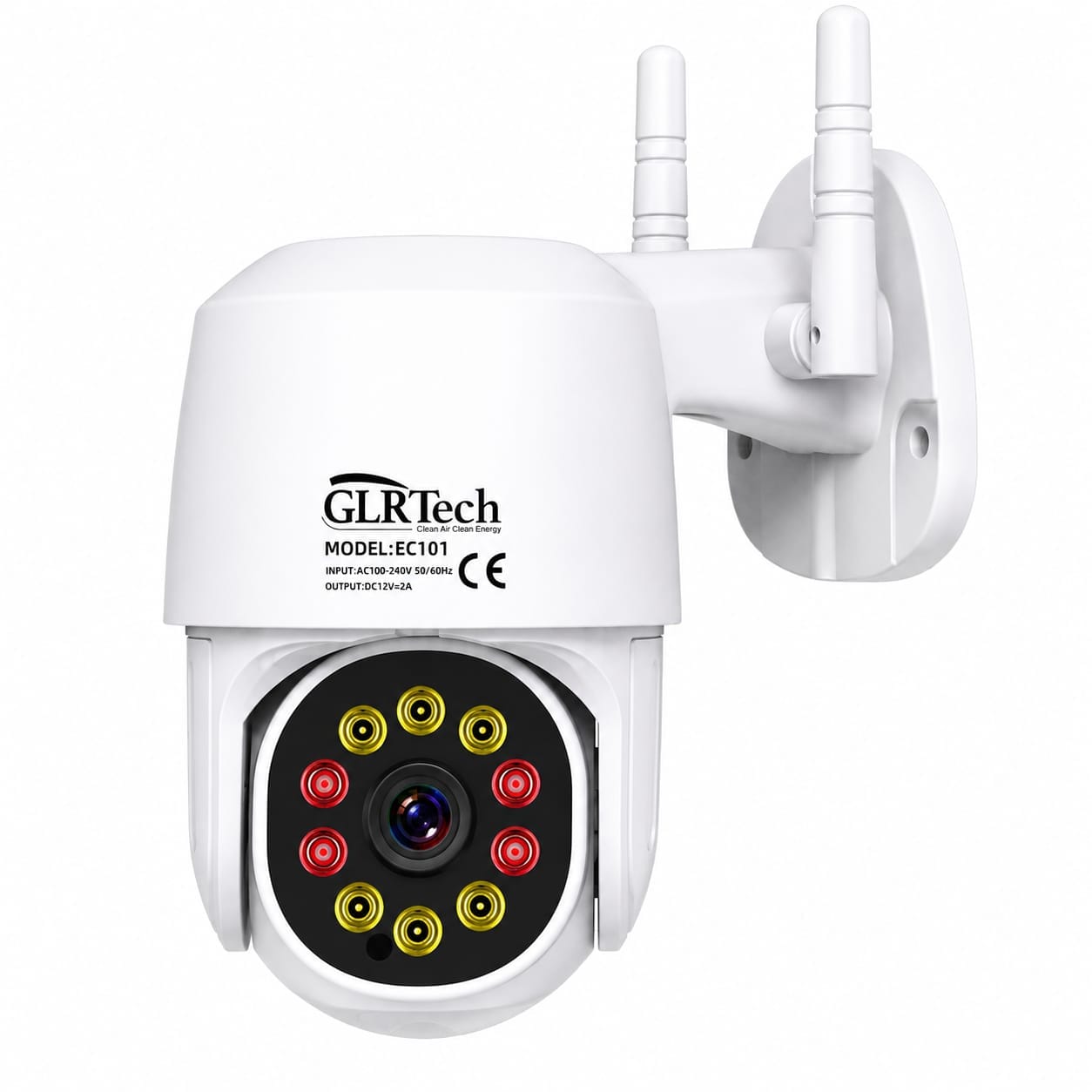 Kruxon EC-101 Hareket Sensörlü Gece Görüşlü Duvar Tipi Güvenlik Kamerası