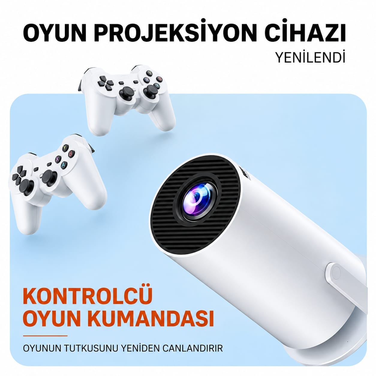 GLR HY300-A Retro Oyun Özellikli 4K Android Destekli Projeksiyon