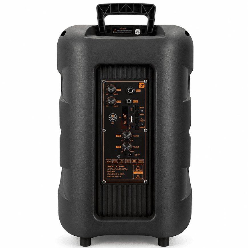 GLR KTS-1201S Mikrofonlu Taşınabilir Bluetooth Hoparlör