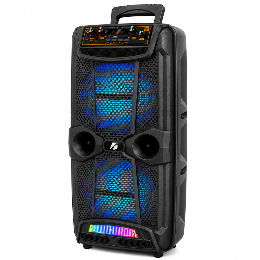 GLR KTS-1743 Mikrofonlu Taşınabilir Bluetooth Hoparlör