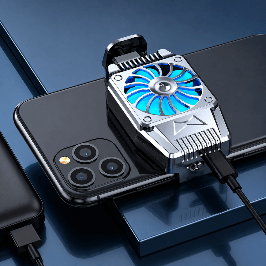 Kruxon H15 Şarjlı Işıklı Telefon Soğutucu Fan