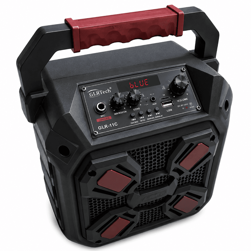 GLR-11C Mikrofonlu Taşınabilir Bluetooth Hoparlör