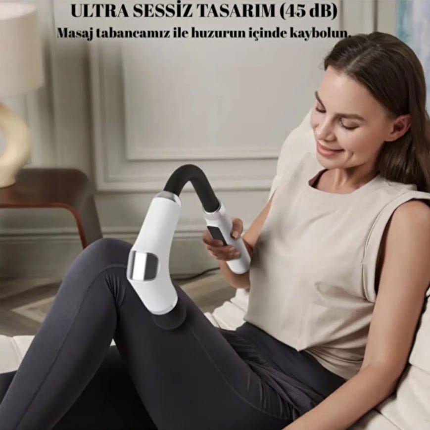 GLR FH-318 Şarjlı Titreşimli Uzun Saplı Masaj Tabancası