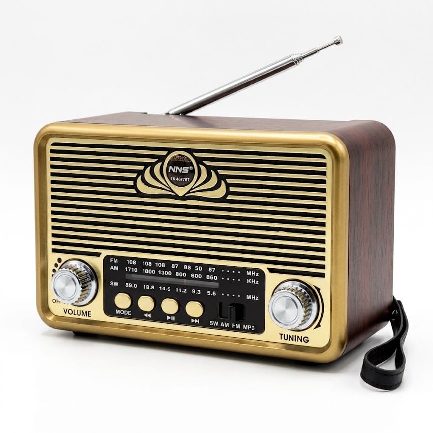 GLR NS-6675BT Nostaljik Görünümlü Bluetooth Radyo Hoparlör