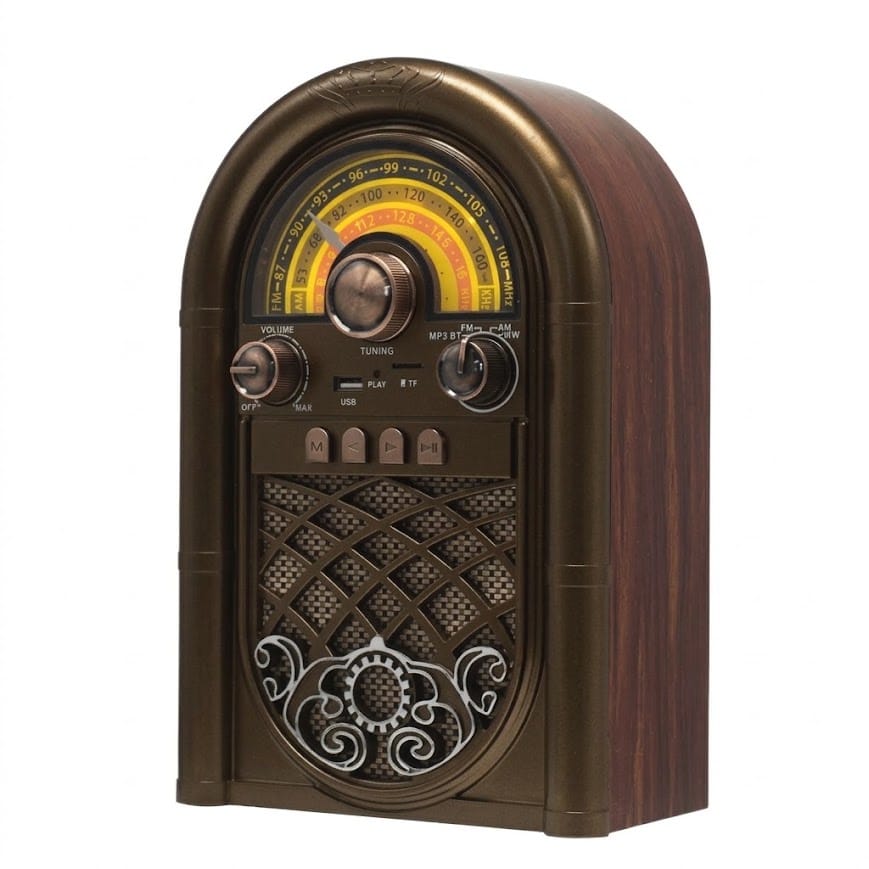 GLR R-1950BTL Nostaljik Görünümlü Bluetooth Radyo Hoparlör