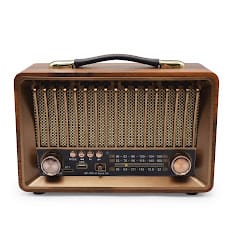 GLR R-1918BT Nostaljik Görünümlü Bluetooth Radyo Hoparlör