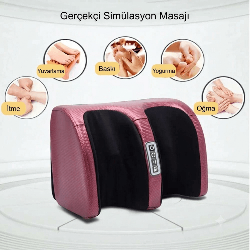 GLR D2025 Isıtmalı ve Ovmalı Kol Bacak Ayak Masaj Aleti