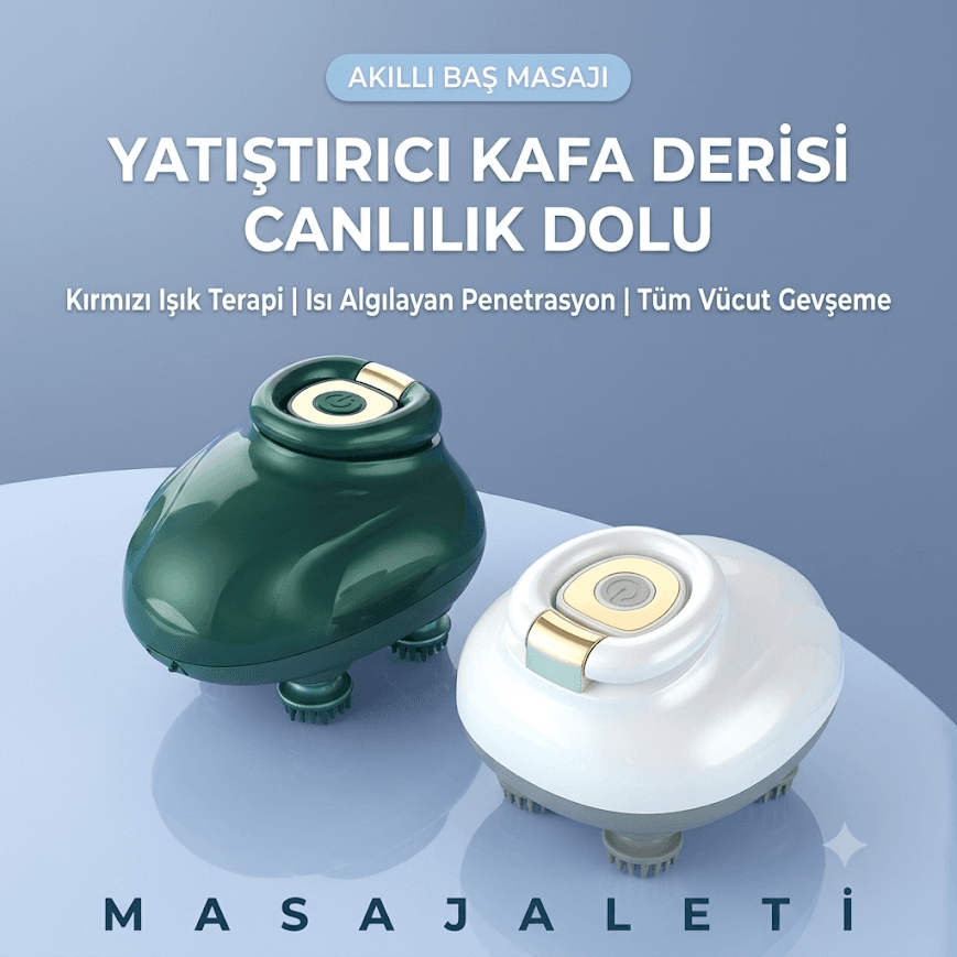 GLR GMY-02 Taşınabilir Ovmalı Kafa Masaj Aleti