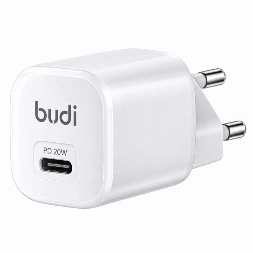 Budi AC017EW 20W Type-C PD Hızlı Şarj Adaptörü
