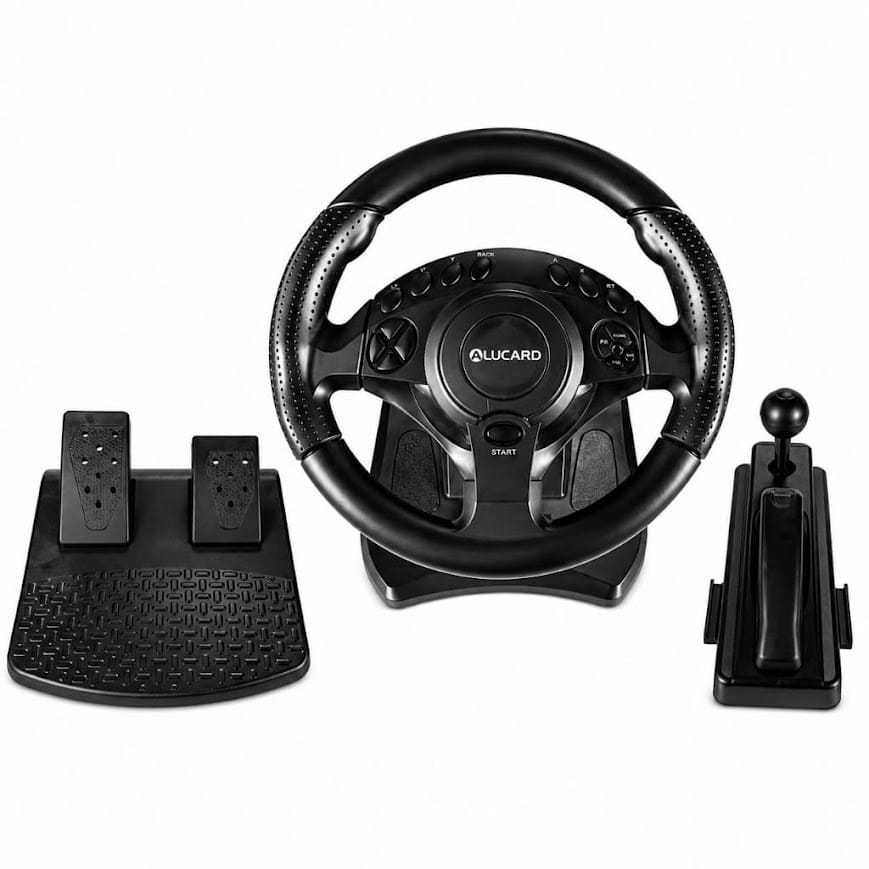 GLRTech NS-9877 7in1 Yüksek Hassasiyetli Oyun Direksiyon Seti