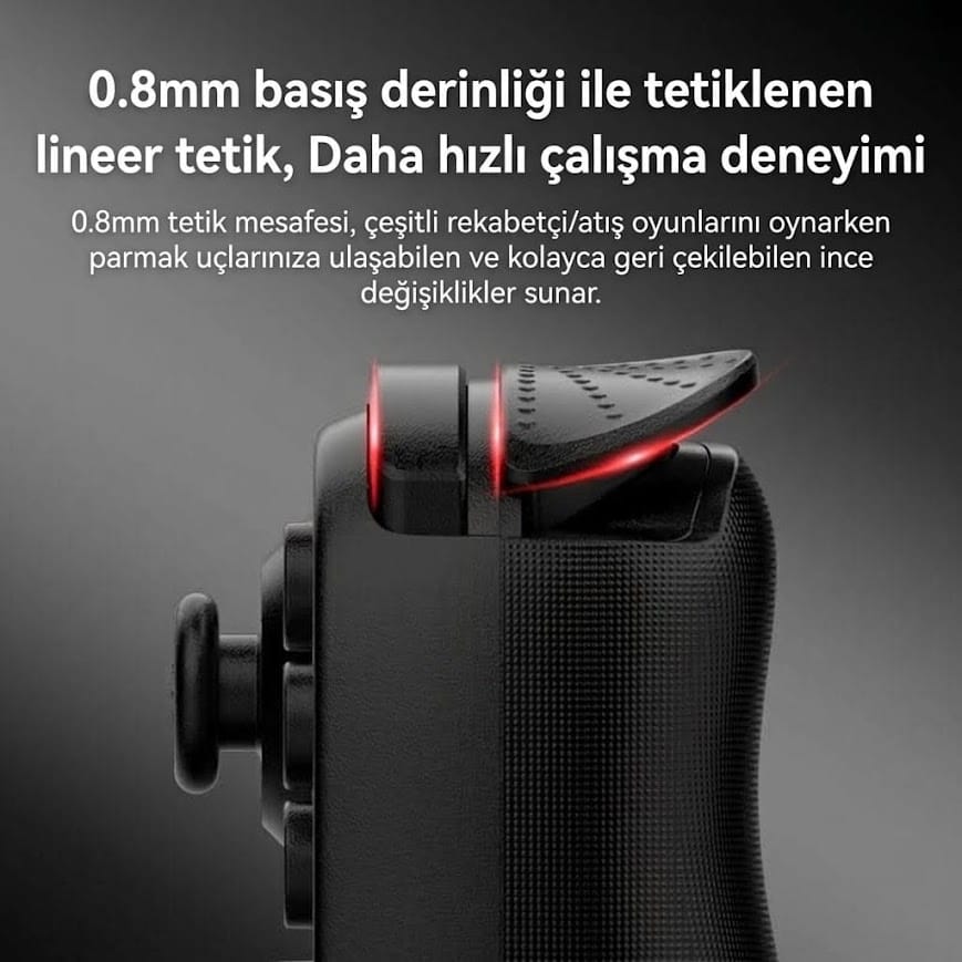 GLR BSP-D6 Şarjlı Taşınabilir Joystick Mobil Oyun Kontrol Kolu