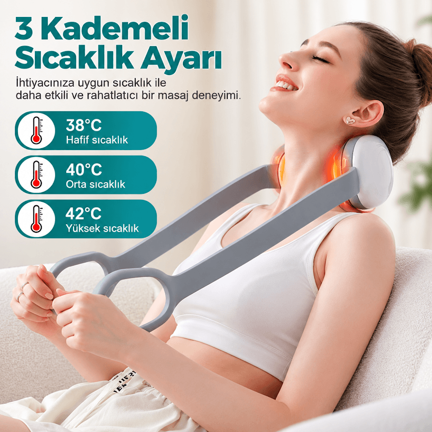 GLR D-201 Isıtmalı ve Yoğurmalı Vücut Masaj Aleti