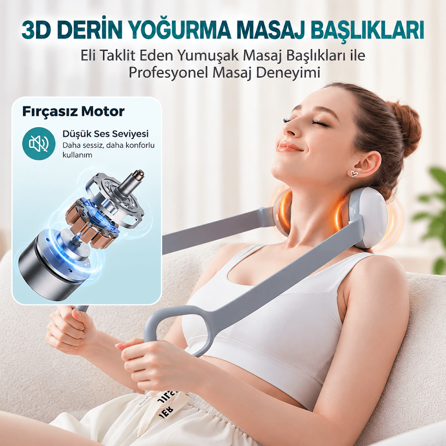 GLR D-201 Isıtmalı ve Yoğurmalı Vücut Masaj Aleti