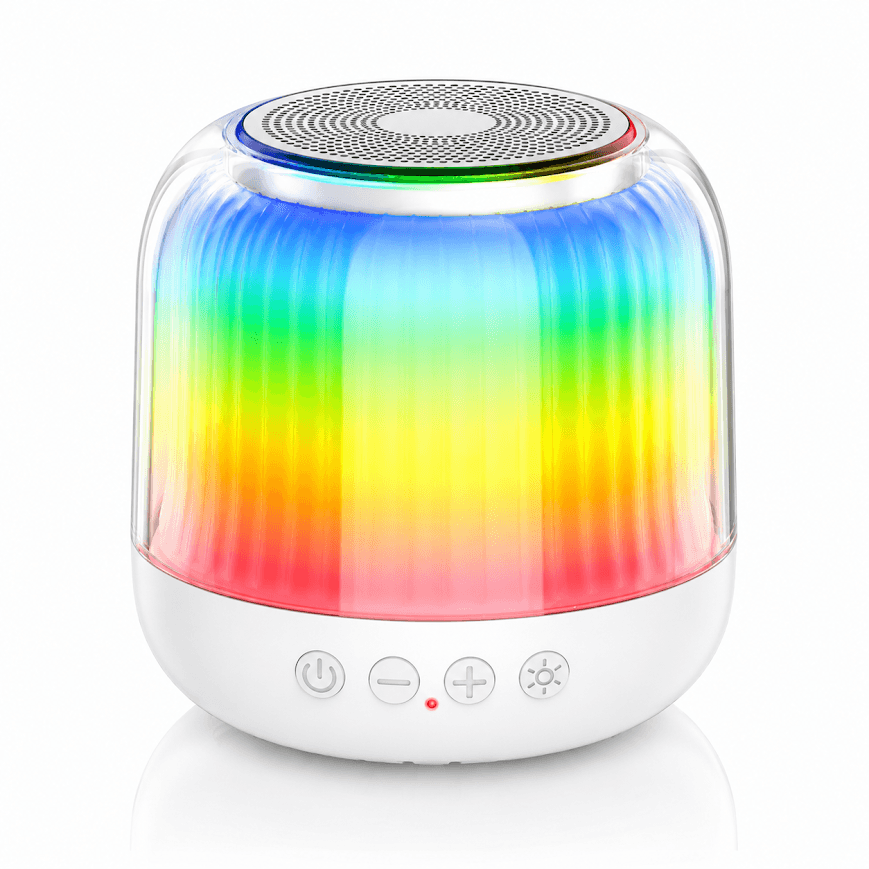 GLRTech JY12 RGB Işıklı Taşınabilir Mini Bluetooth Hoparlör