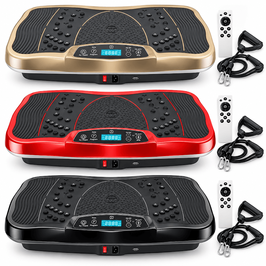 GLR 760 Kumandalı Bluetooth Hoparlör Özellikli Titreşimli Egzersiz ve Masaj Platformu