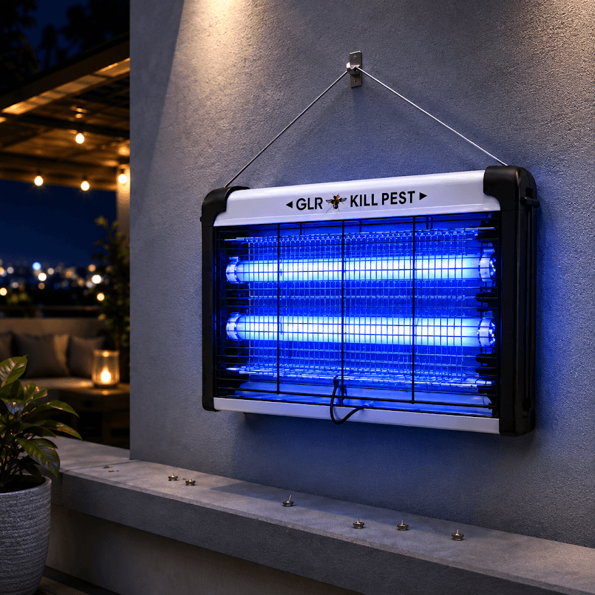 GLR KF-6020 20W Elektrikli UV Işıklı Sinek Öldürücü Lamba