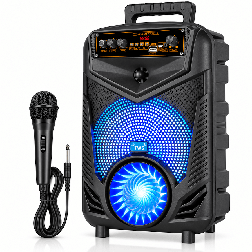 GLR NDR-P44 Mikrofonlu Taşınabilir Bluetooth Hoparlör
