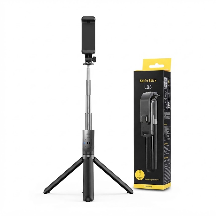 GLR L03 Kumandalı Mini Tripod Selfie Çubuğu