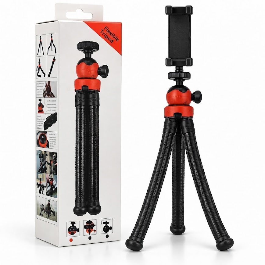 GLR A52 3 Esnek Bacaklı Ahtapot Tripod