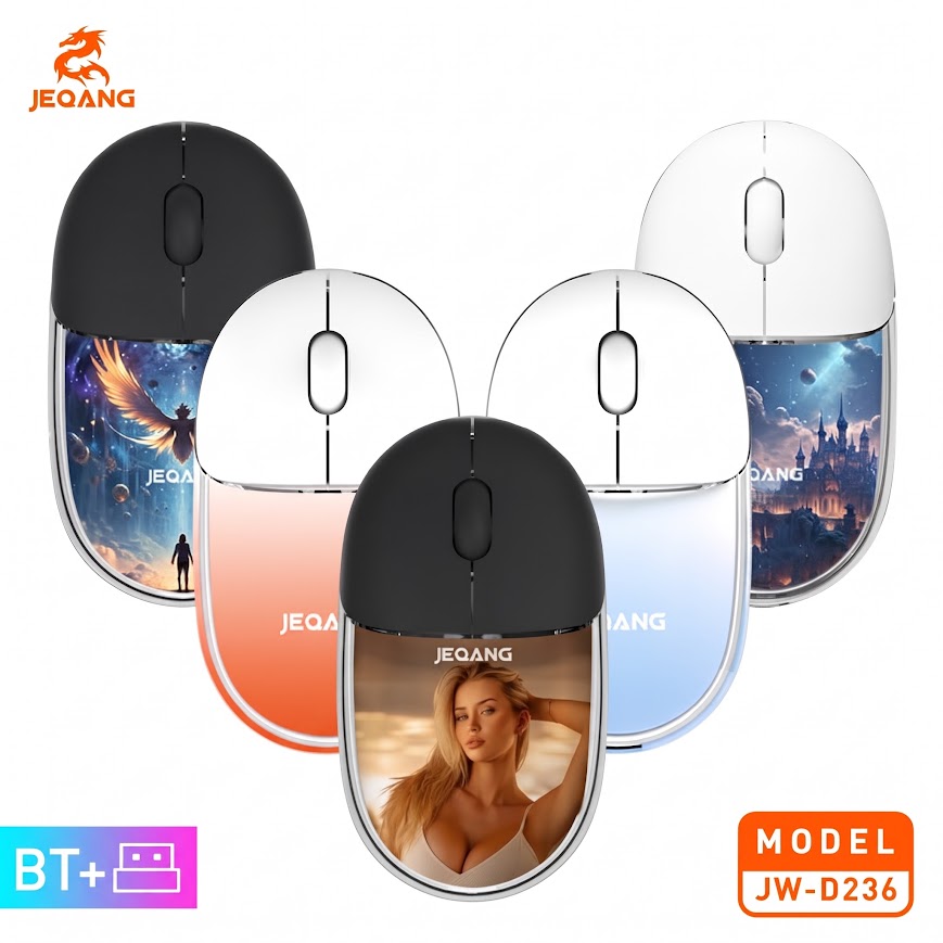 JEQANG JW-D236 2.4 GHz Bağlantı Alıcılı Kablosuz Optik Mouse