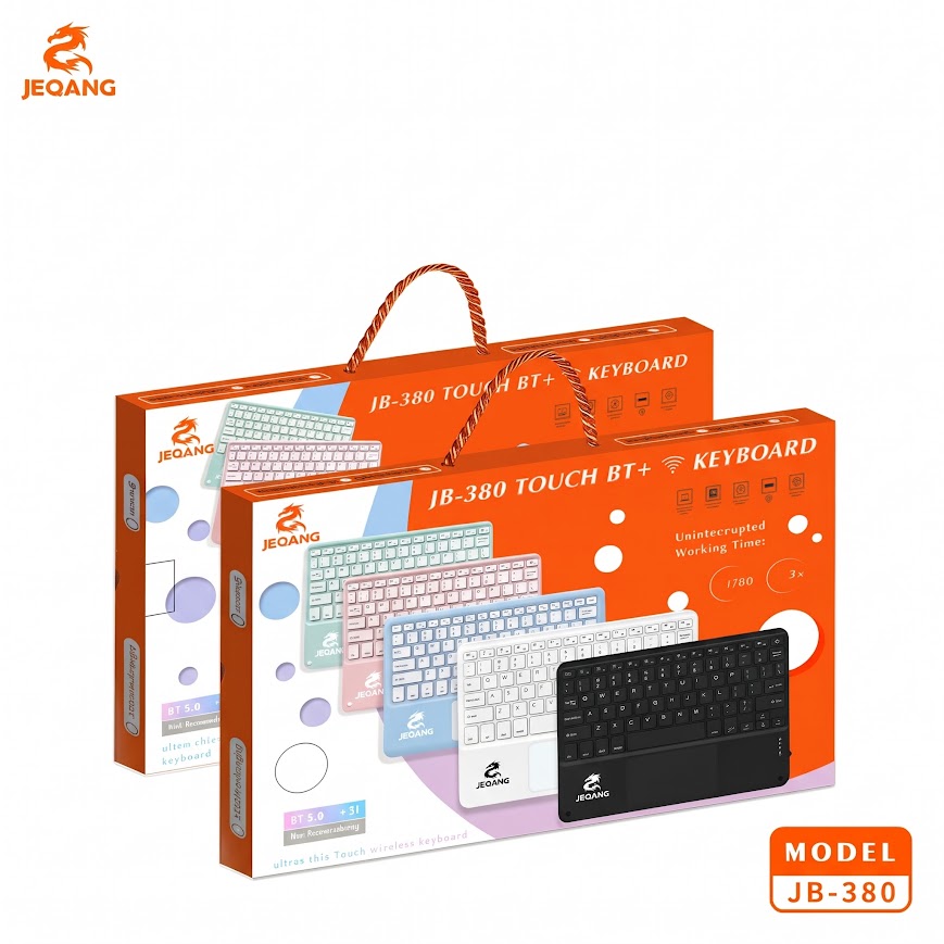 JEQANG JB-380 Touchpad Özellikli Bluetooth Kablosuz Klavye