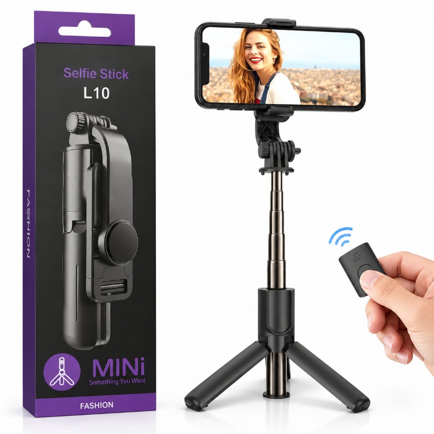 GLR L10 Kumandalı Mini Tripod Selfie Çubuğu