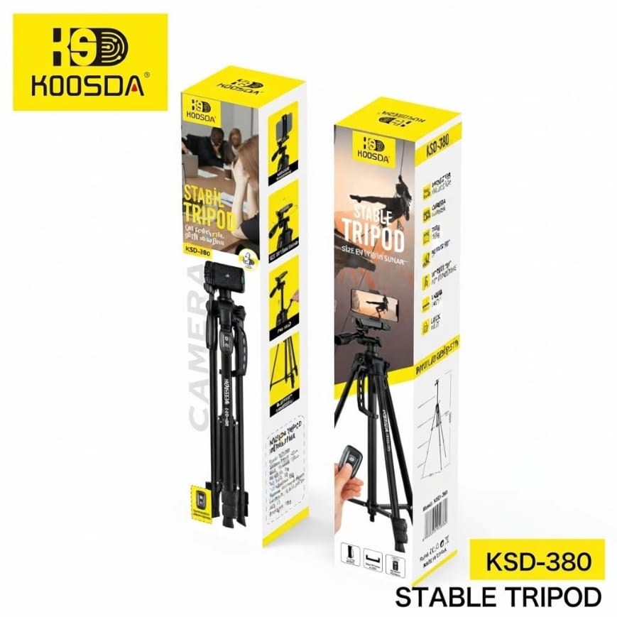 Koosda KSD-380 1.4 M Kumandalı Profesyonel Tripod