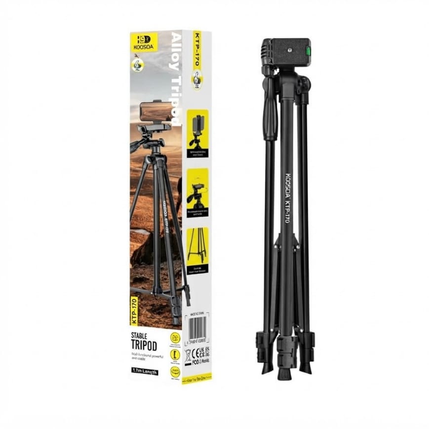 Koosda KTP-170 1.7 M Fonksiyonel Profesyonel Tripod