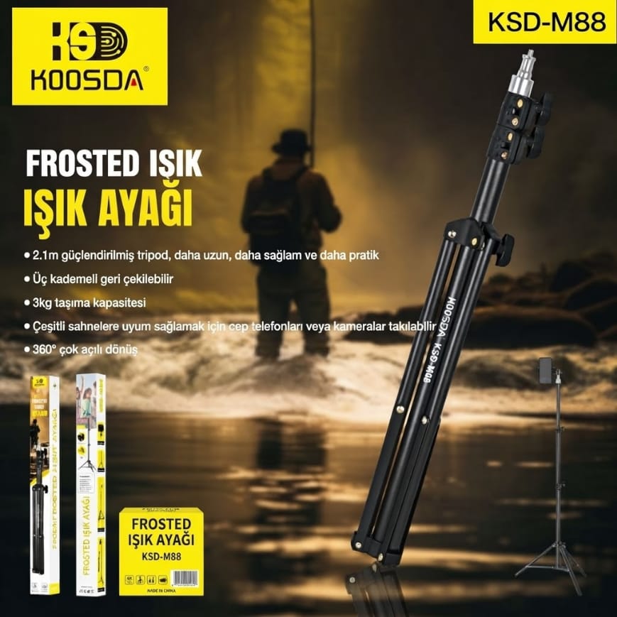 Koosda KSD-M88 2.1 M Fonksiyonel Işık Ayağı Tripod