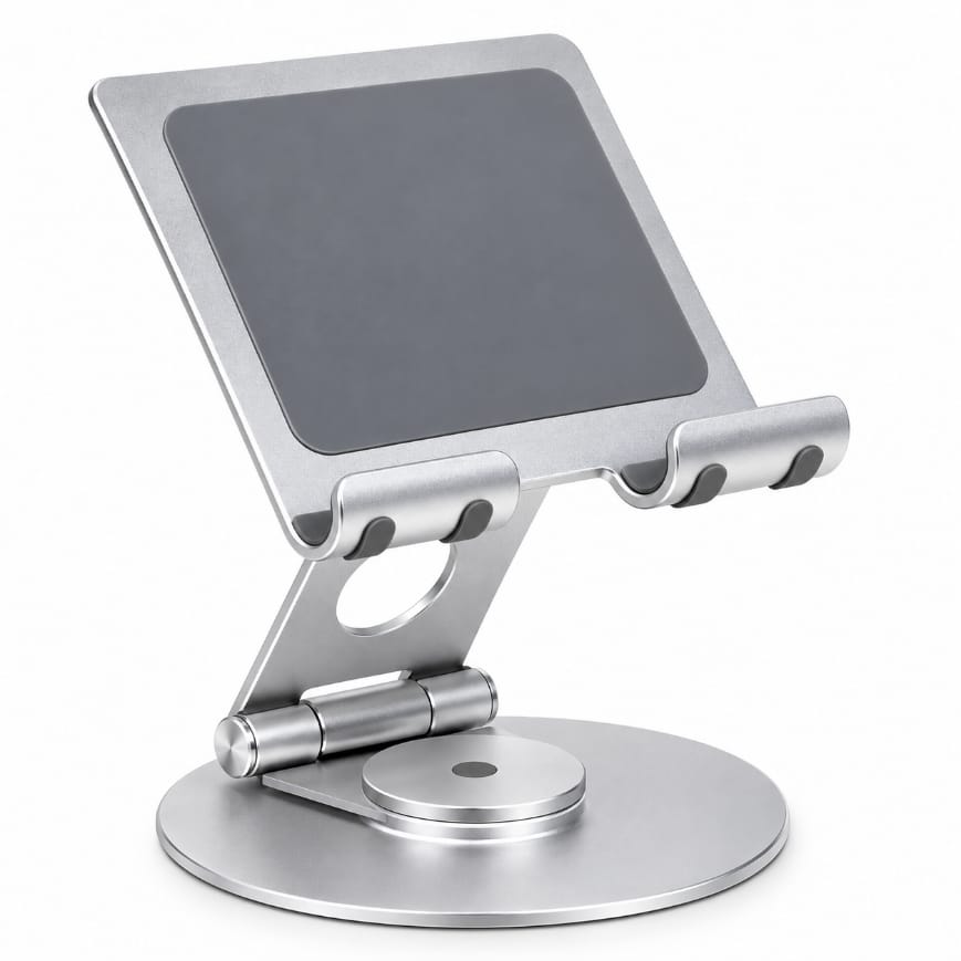 GLR Z71 360 Derece Dönen Katlanabilir Metal Tablet Telefon Standı