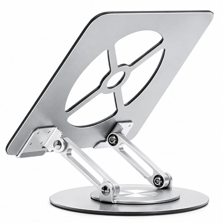 GLR S13 360 Derece Dönen Katlanabilir Metal Tablet Laptop Standı