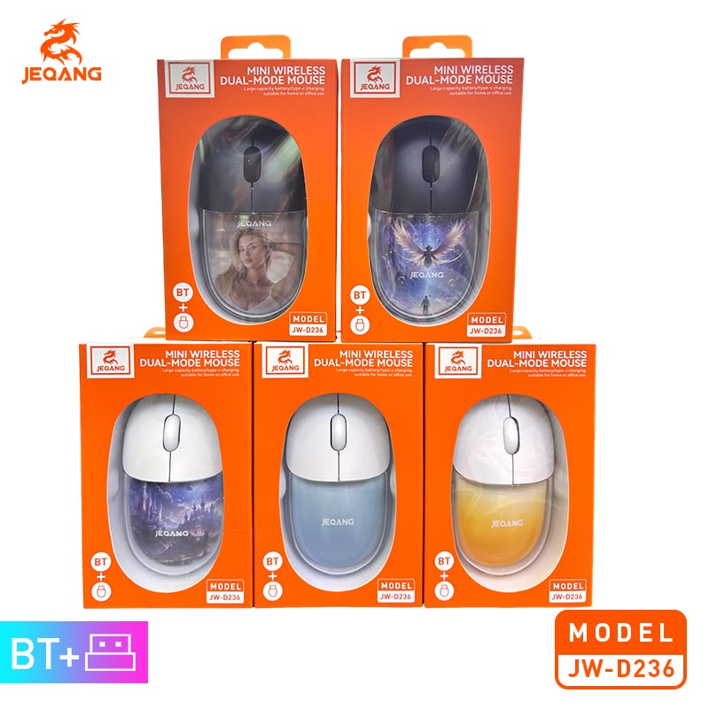JEQANG JW-D236 2.4 GHz Bağlantı Alıcılı Kablosuz Optik Mouse