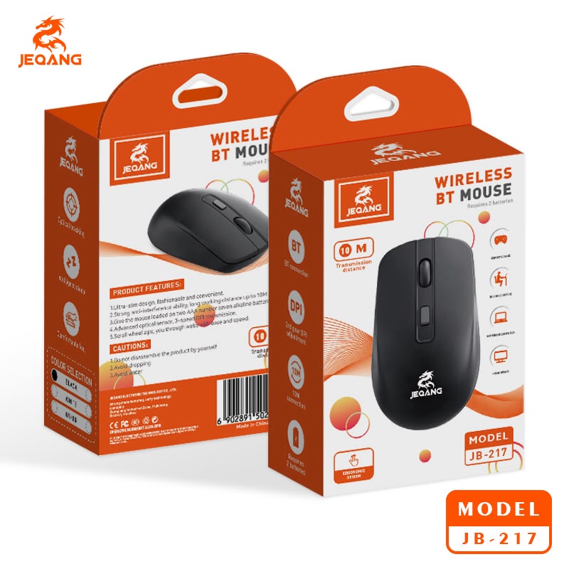 JEQANG JB-217 2.4 GHz Bağlantı Alıcılı Kablosuz Optik Mouse