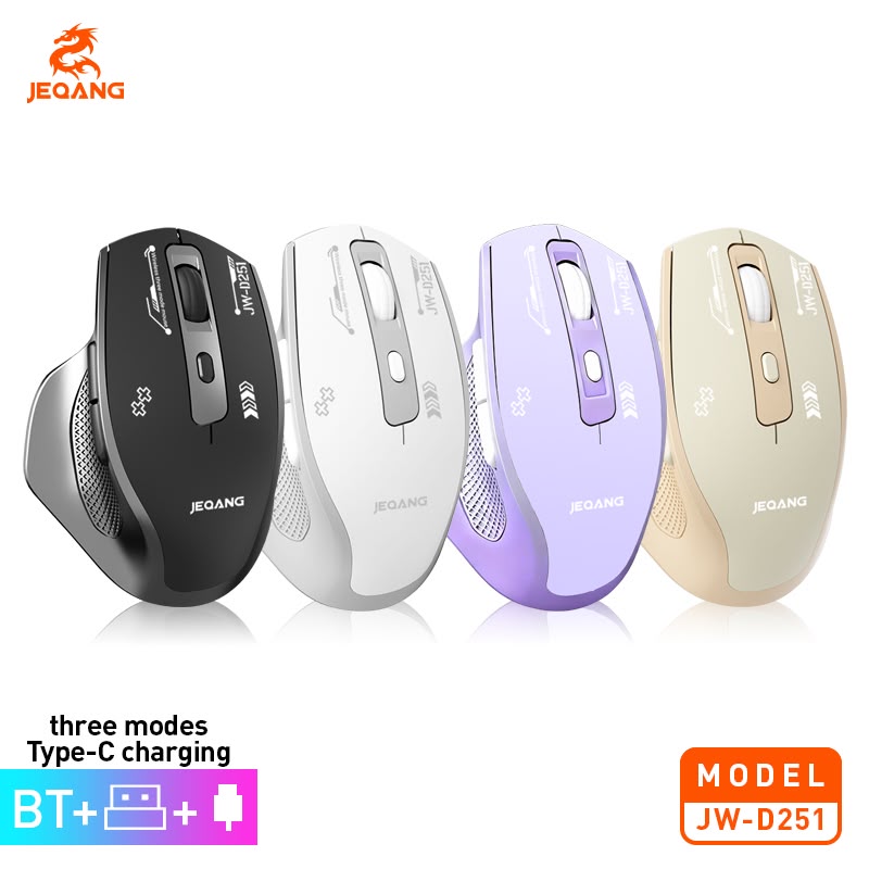 JEQANG JW-D251 2.4 GHz Bağlantı Alıcılı Mini Kablosuz Oyuncu Mouse