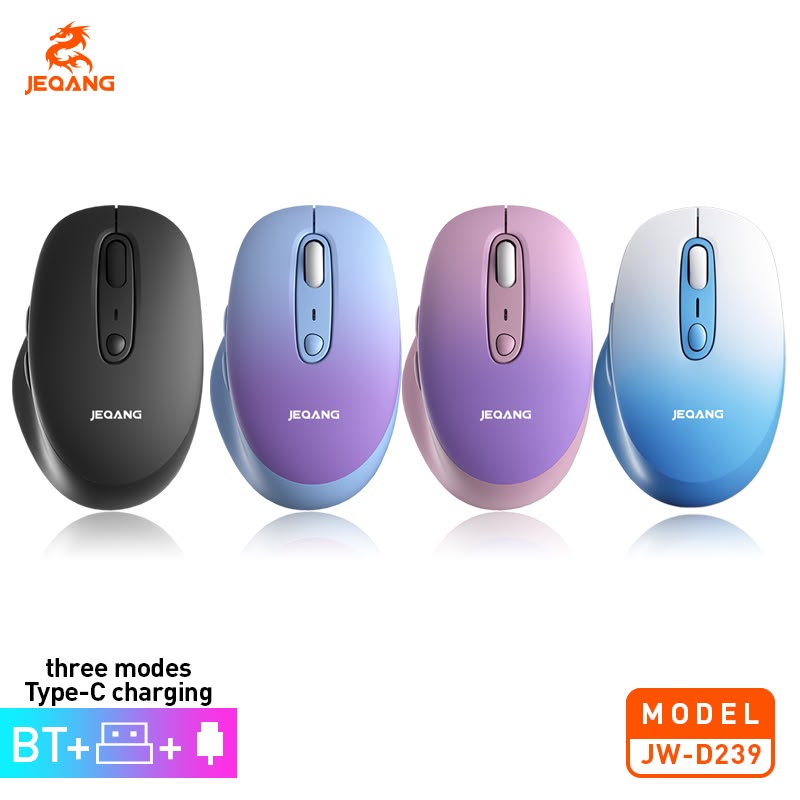 JEQANG JW-D239 2.4 GHz Bağlantı Alıcılı Mini Kablosuz Optik Mouse