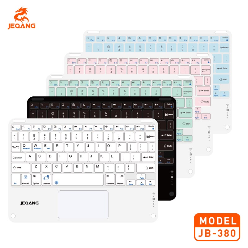 JEQANG JB-380 Touchpad Özellikli Bluetooth Kablosuz Klavye