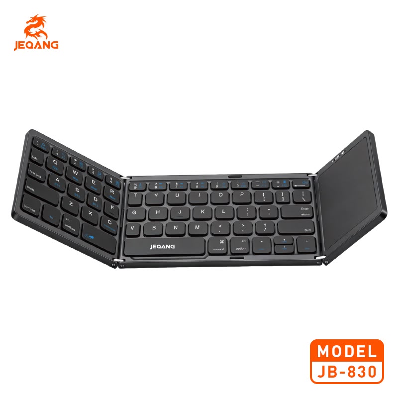 JEQANG JB-830 Touchpad Özellikli Bluetooth Kablosuz Katlanabilir Mini Klavye