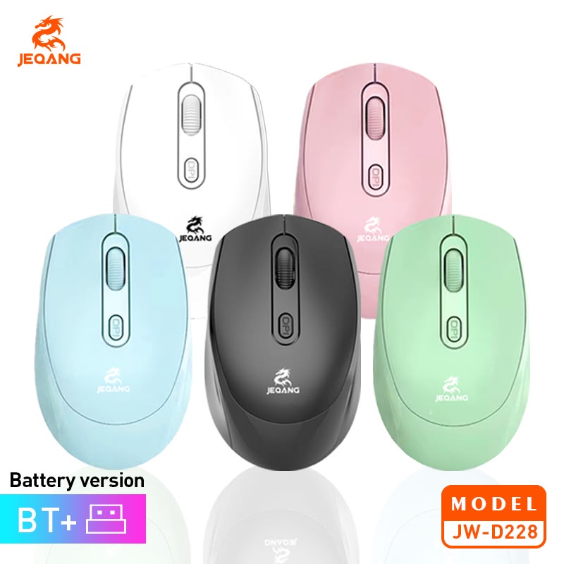 JEQANG JW-D228 2.4 GHz Bağlantı Alıcılı Mini Kablosuz Optik Mouse