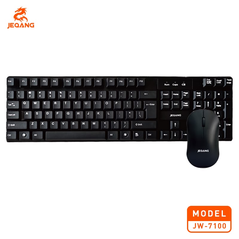 JEQANG JW-7100 2.4 GHz Bağlantılı Kablosuz Klavye Mouse Seti