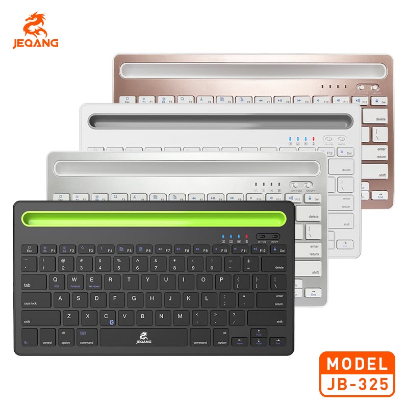 JEQANG JB-325 Tablet Telefon Stand Destekli Bluetooth Kablosuz Klavye